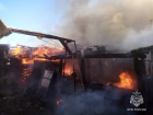 За прошедшие выходные в Усманском районе сгорело два здания
