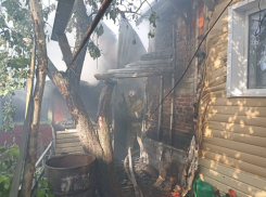 В Усманском районе горело жилое строение 