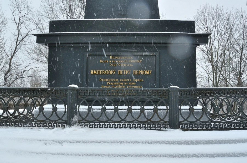 Памятник Петру Первому в Липецке приведут в порядок 