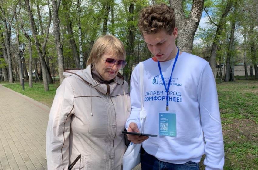В Липецке волонтеры помогут жителям проголосовать за объекты благоустройства 